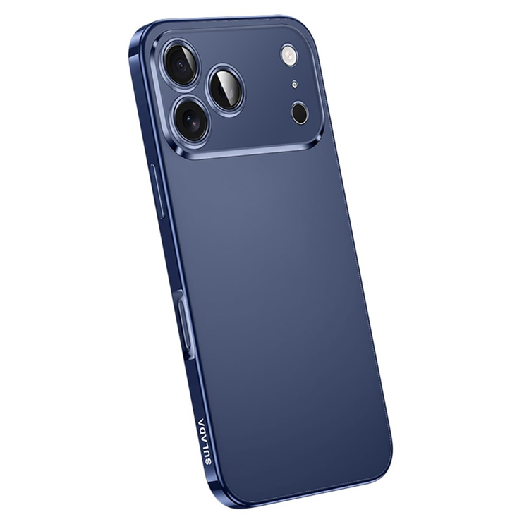 SULADA iPhone 17 Pro Mobilskal Electroplating Nature Matte - Blå | 2353 | AlltMobil