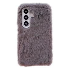OEM - Mobilskal f&ouml;r Samsung Galaxy S26 TPU Fuzzy Fur - Gr&aring;