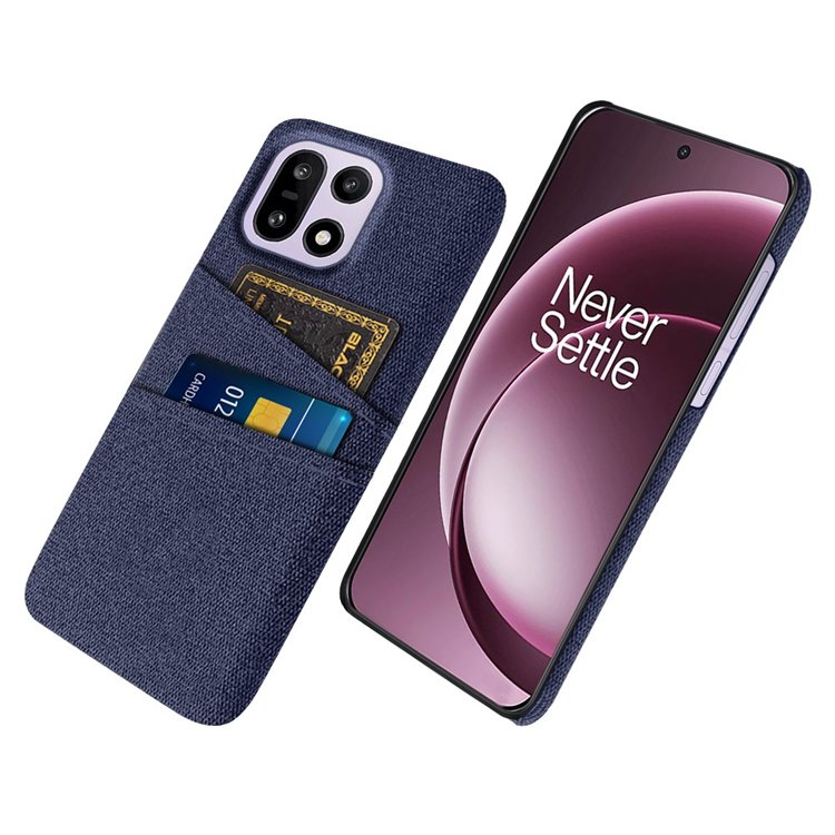 Mobilskal till OnePlus 15 5G Korthållare Cloth + Hard PC - Blå (Blå) | 2353 | AlltMobil