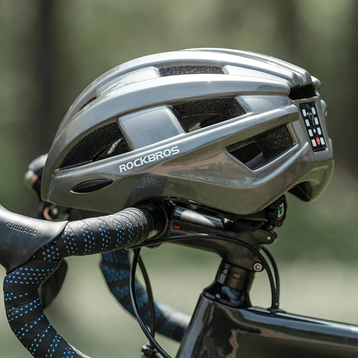 Rockbros - Rockbros Cykelhjälm med Inbyggt Lampa - Rosa