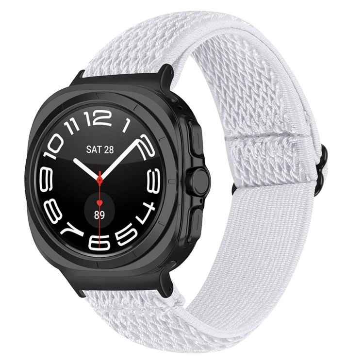 Galaxy Watch 8/8 Classic (40/44/46mm) Armband Elastic - Vit | 5123 | AlltMobil