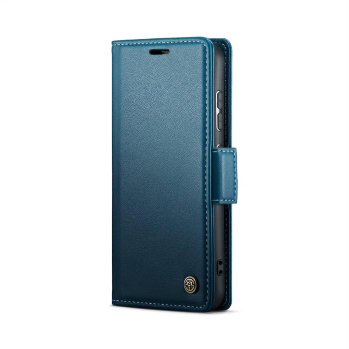 Caseme - CASEME Samsung Galaxy S25 Ultra Plånboksfodral Konstläder RFID-Skydd Blå