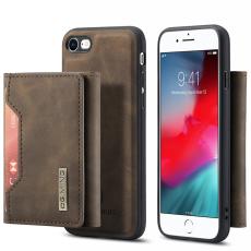 DG.MING - DG.MING Konstl&auml;der Pl&aring;nboksfodral f&ouml;r iPhone 7/8/SE 2020/2022 - Brun