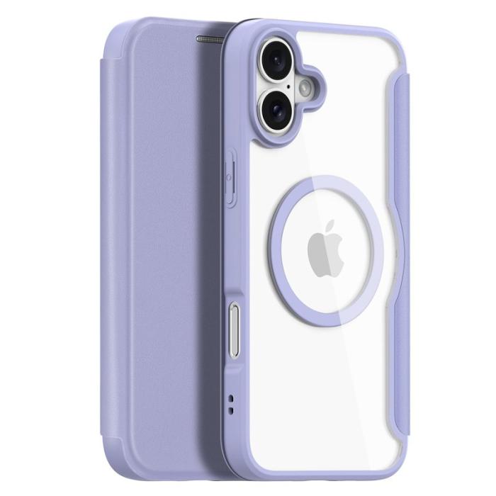 Dux Ducis - DUX DUCIS Skin X Pro iPhone 16 Plus Fodral KonstLäder - Lila