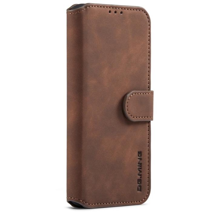 DG.MING - DG.MING Stand Retro KonstläderPlånboksfodral Samsung Galaxy A53 5G Brun
