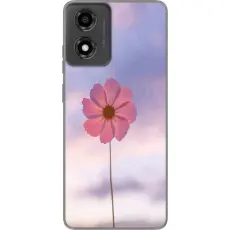 Gustaf - Mobilskal till Motorola Moto E14 med Rosa blomma