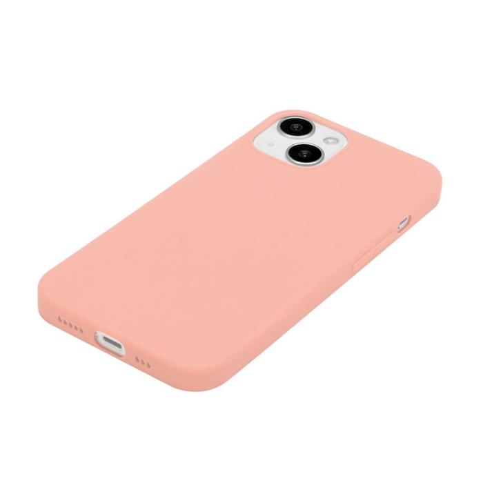 A-One Brand - iPhone 15 Plus Mobilskal TPU Matte Slim-Fit - Rosa