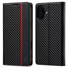 LC.imeeke - LC.IMEEKE iPhone 16 Plus Pl&aring;nboksfodral Konstl&auml;der - Vertikal Rand