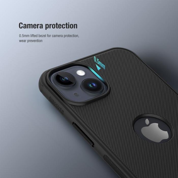 Nillkin - NILLKIN Super Frosted Shield Pro Mobilskal för iPhone 14 - Svart