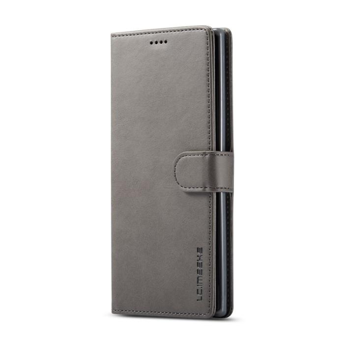 LC.imeeke - LC.IMEEKE Mobilskal till Samsung Galaxy A32 5G/M32 5G - TPU + KonstLäder - Grå