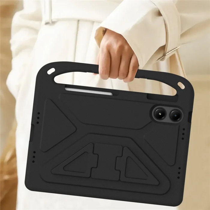 A-One Brand - Xiaomi Redmi Pad Pro 5G Skal EVA Handgrepp Kickstand - Svart