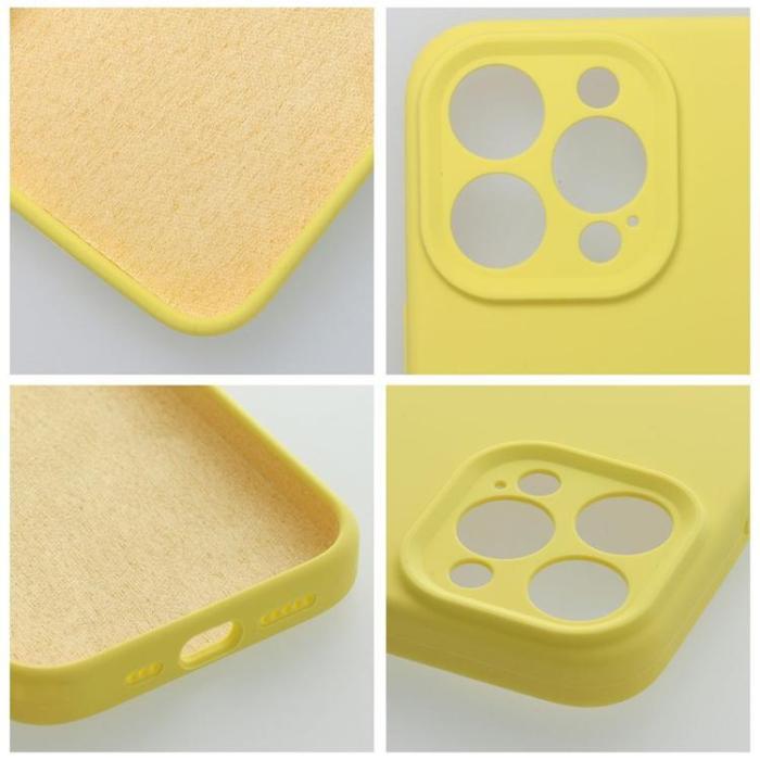 OEM - iPhone 16e Mobilskal Silikon 2mm - Gul