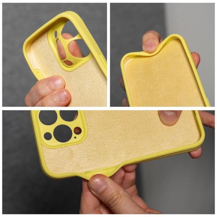 OEM - iPhone 16e Mobilskal Silikon 2mm - Gul