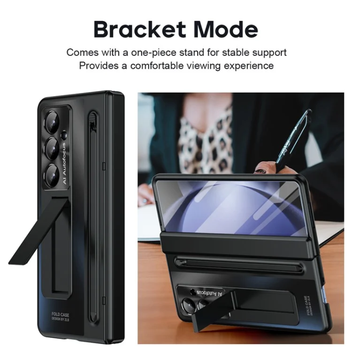 A-One Brand - Galaxy Z Fold 7 Mobilskal med Skärmskydd och Stylus Hinge