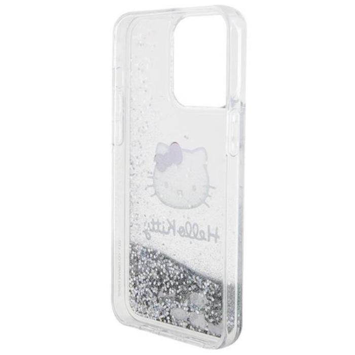 Hello Kitty - Hello Kitty iPhone 15 Pro Max Mobilskal Liquid Glitter Charms