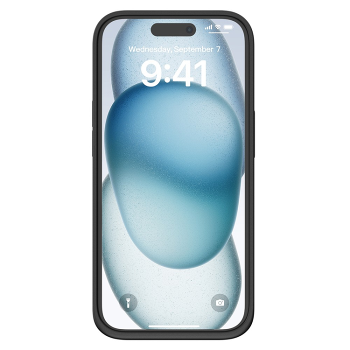 A-One Brand - iPhone 15 Plus Batteriskal Kickstand 6000mAh - Svart