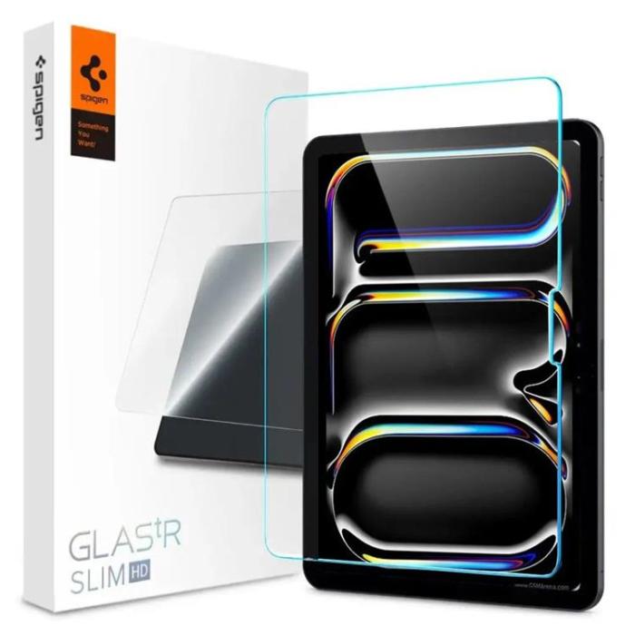 Spigen - Spigen iPad Pro 11 (2024) Härdat Glas Skärmskydd GLAS.TR Slim