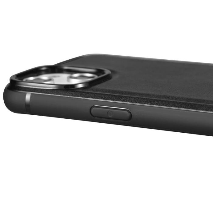 ICARER - iCarer iPhone 14 Plus Skal Magsafe Aktä Läder - Svart