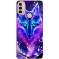 iSecrets - Mobilskal till Motorola Moto E40 med Neon Varg