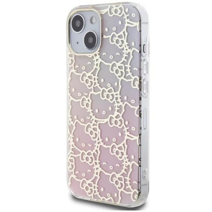 Hello Kitty - Hello Kitty iPhone 15 Mobilskal IML Gradient Electrop Crowded
