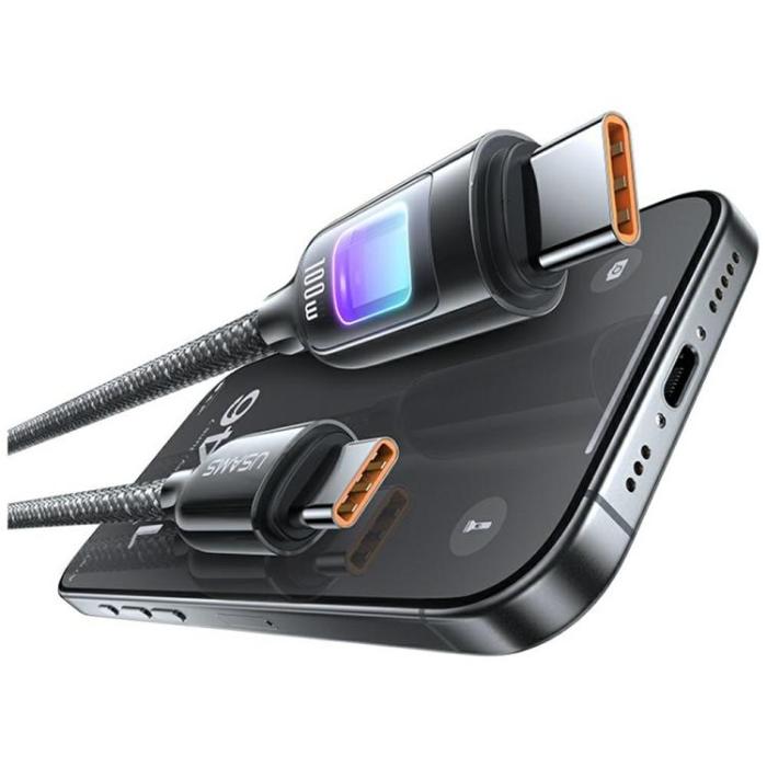 USAMS - USAMS USB-C Till USB-C Kabel 100W 1.2m TC - Titan