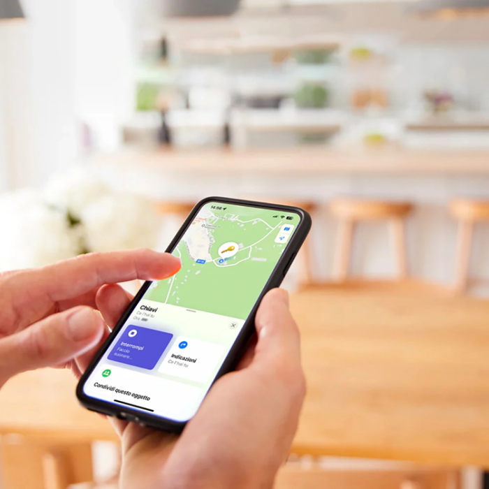 SBS - SBS Find My Anti Loss Locator Vattentät IP65 Track My Circle - Svart