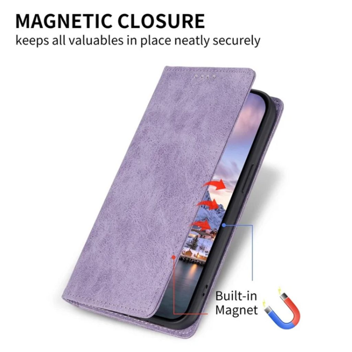 OEM - Galaxy S25 Plus Plånboksfodral RFID Blocking - Lila