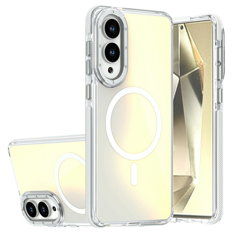 Galaxy S25 Edge Mobilskal MagSafe Acrylic - Vit (Vit) | 2353 | AlltMobil