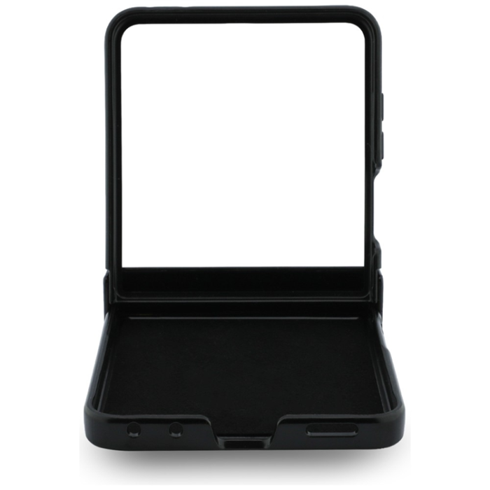Guess - Guess Mobilskal För Galaxy Z Flip 8 MagSafe Ring Stand Grained Classic Logo