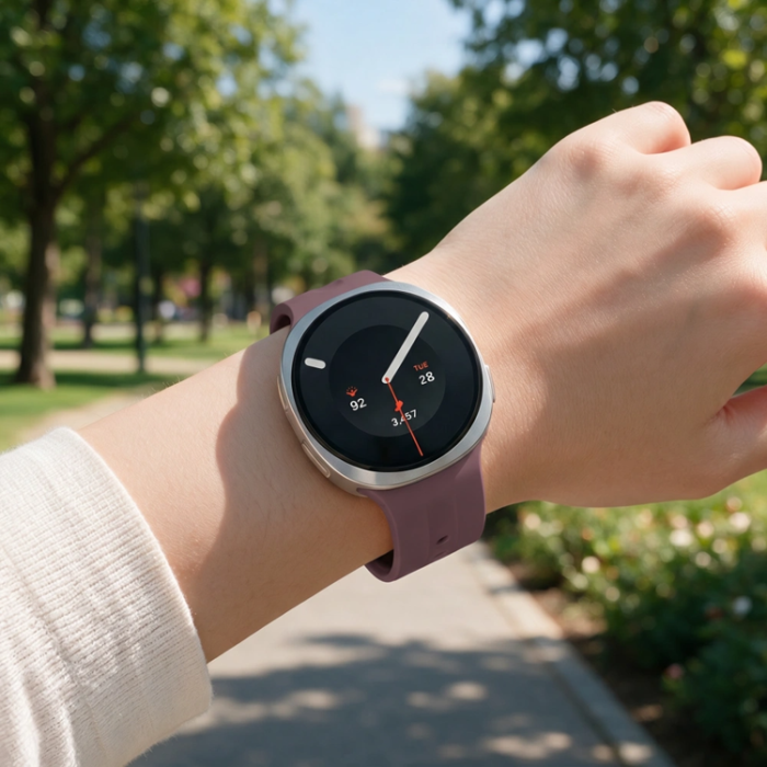 Tech-Protect - Tech-Protect Armband För Galaxy Watch 8/9/Classic Silikon Evo - Velvet Plum
