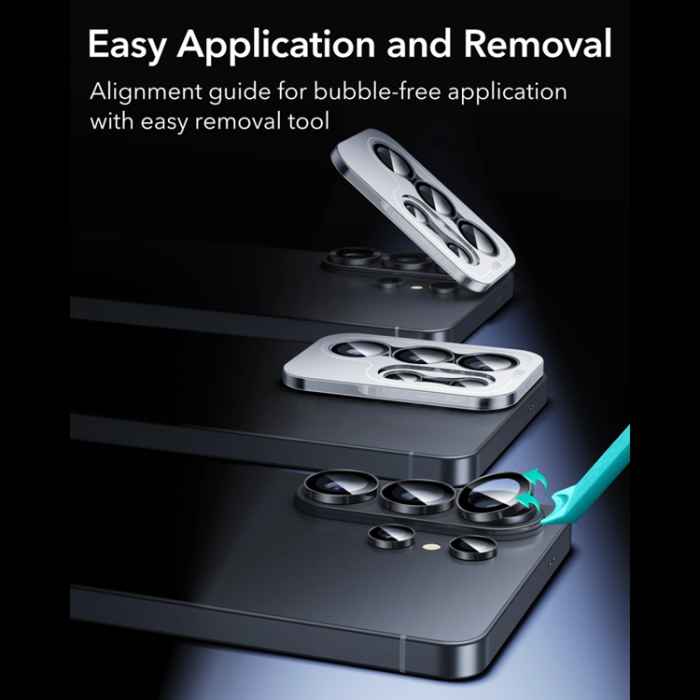 ESR - [2-Pack] ESR Linsskydd Härdat Glas För Galaxy S26 Ultra - Svart