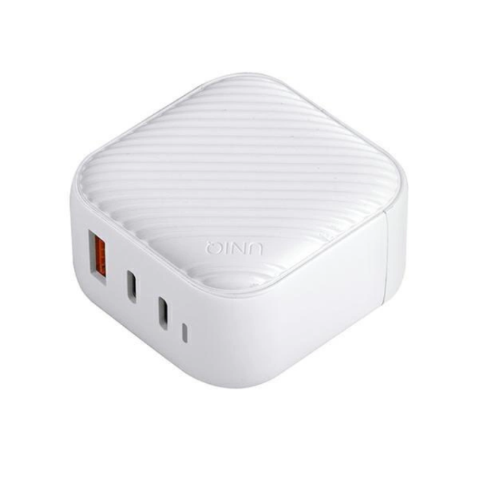 UNIQ - UNIQ Gan USB-C Snabb väggladdare 66W Verge Pro - Vit
