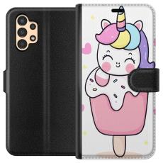 iSecrets - Plånboksfodral till Samsung Galaxy A13 med Glad enhörning