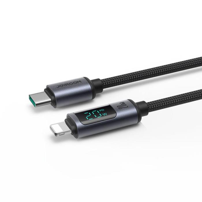 Joyroom - Joyroom USB-C till Lightning kabel 20W med LED display 1.2m