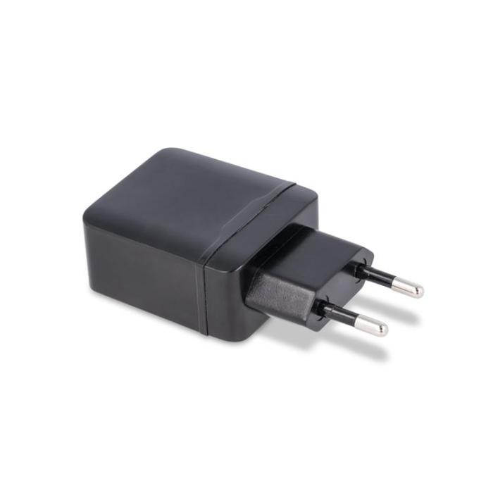 Maxlife - Maxlife Väggladdare 2x USB 2.4A MXTC-02 - Svart