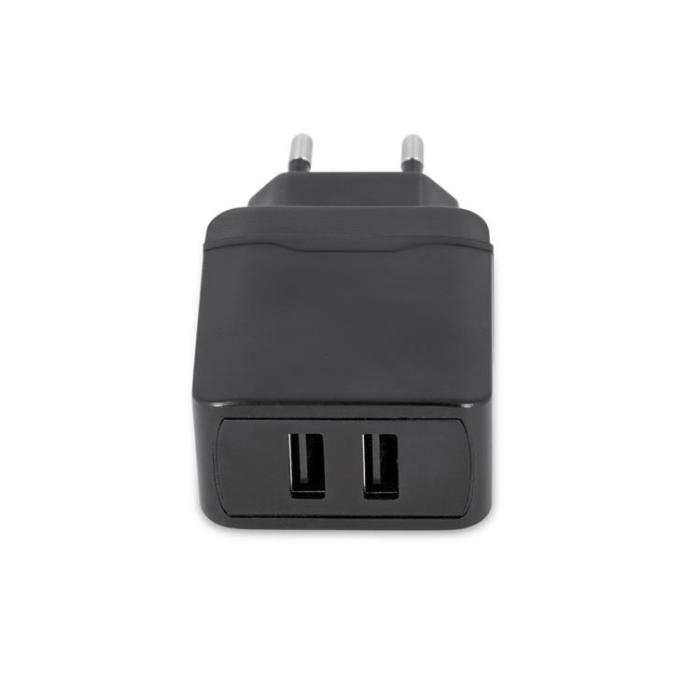 Maxlife - Maxlife Väggladdare 2x USB 2.4A MXTC-02 - Svart