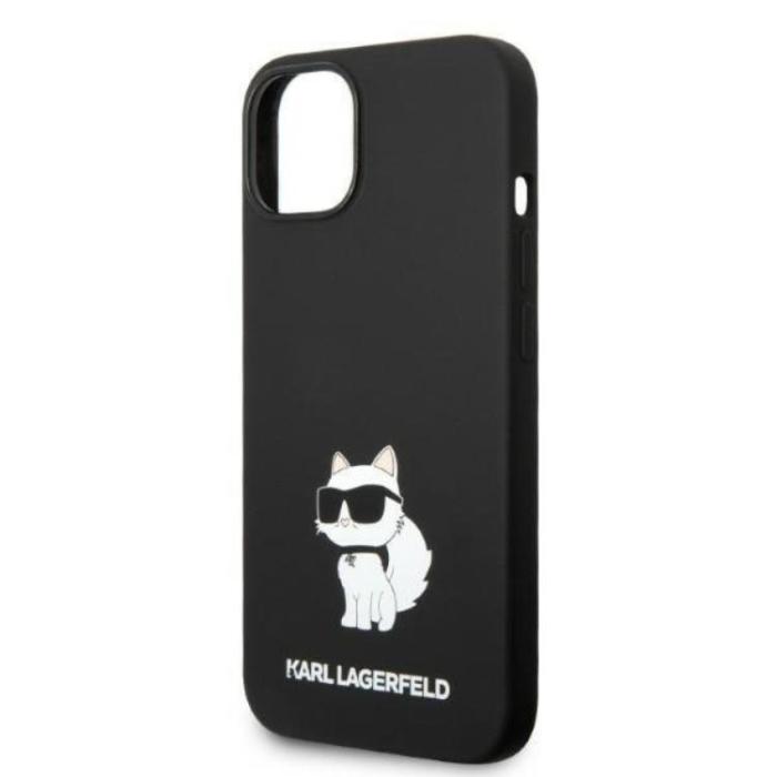 KARL LAGERFELD - Karl Lagerfeld Magsafe iPhone 14 Plus Skal Choupette Silicone - Svart