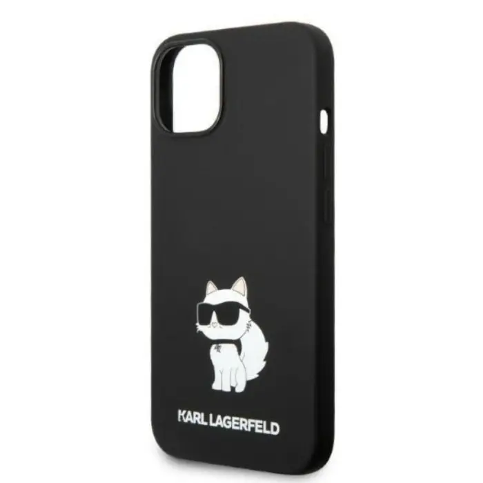 KARL LAGERFELD - Karl Lagerfeld Magsafe iPhone 14 Plus Skal Choupette Silicone - Svart