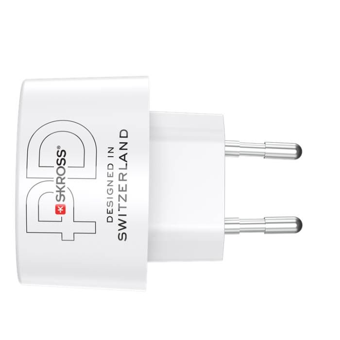 UTGATT1 - SKROSS Väggladdare USB-A/USB-C Med USB-C Kabel - Vit