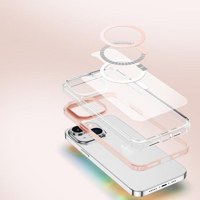 Dux Ducis - Dux Ducis iPhone 14 Plus Skal MagSafe Clin2 Magnetic - Rosa