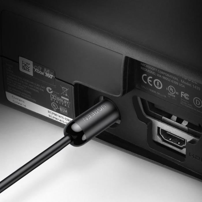 Ugreen - Ugreen Audio Digital Optical Fiber Toslink Kabel 1.5m - Grå
