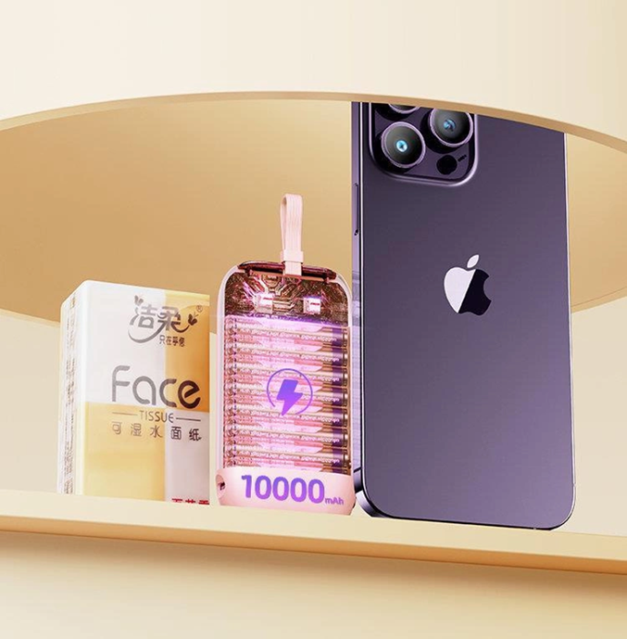 Joyroom - Joyroom Mini Powerbank 10000mAh 22.5W Colorful Series - Rosa