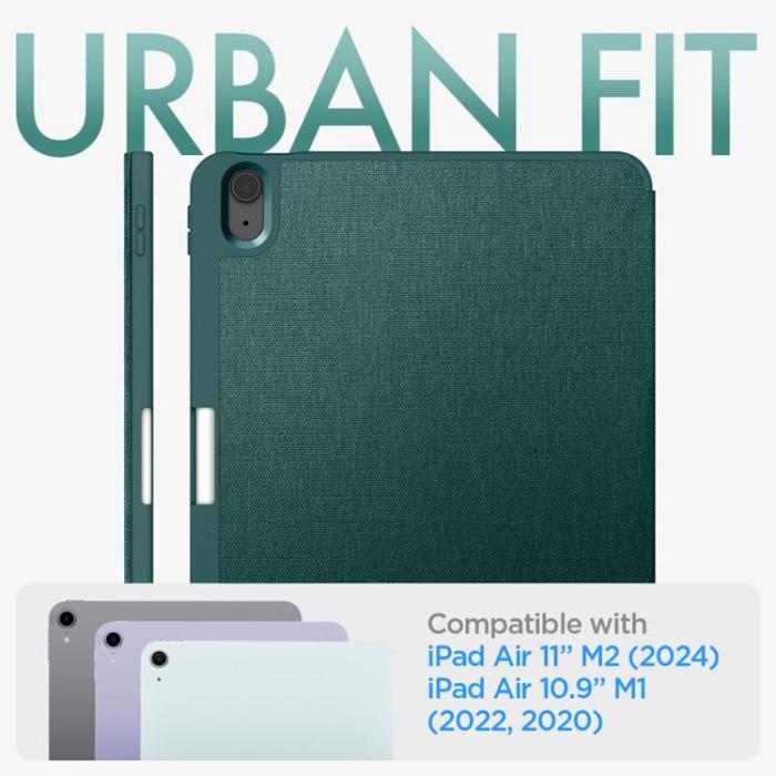 Spigen - Spigen iPad Air 11 (2024) Fodral Urban Fit - Grön