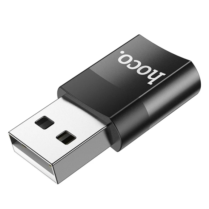 Hoco - HOCO adapter OTG USB A (male) to Type C (female) UA17 black