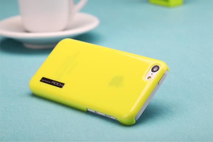 ROCK - Rock Ethereal Baksideskal till Apple iPhone 5C (Gul)