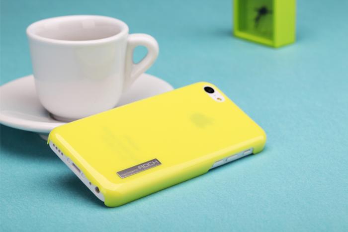 ROCK - Rock Ethereal Baksideskal till Apple iPhone 5C (Gul)