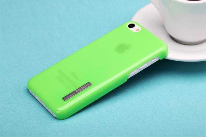 ROCK - Rock Ethereal Baksideskal till Apple iPhone 5C (Grön)