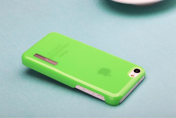 ROCK - Rock Ethereal Baksideskal till Apple iPhone 5C (Grön)