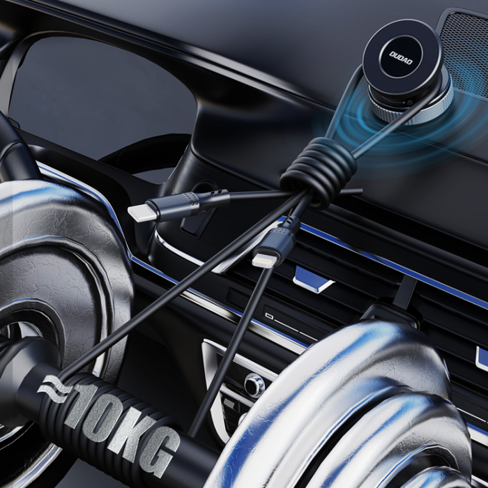 Dudao - Dudao MagSafe Bilhållare för Vindruta med Sugkopp F24PRO - Svart