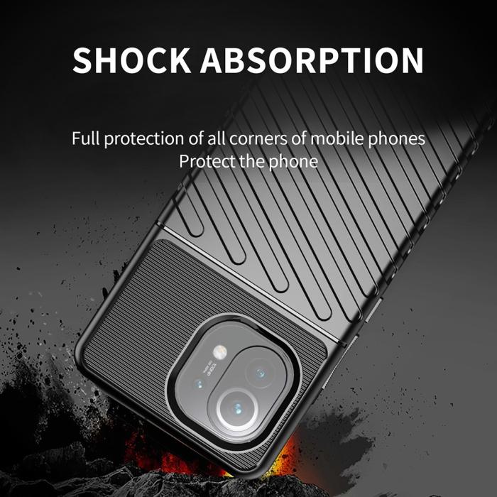 OEM - Thunder Twill Mobilskal Til Xiaomi Mi 11 - Svart